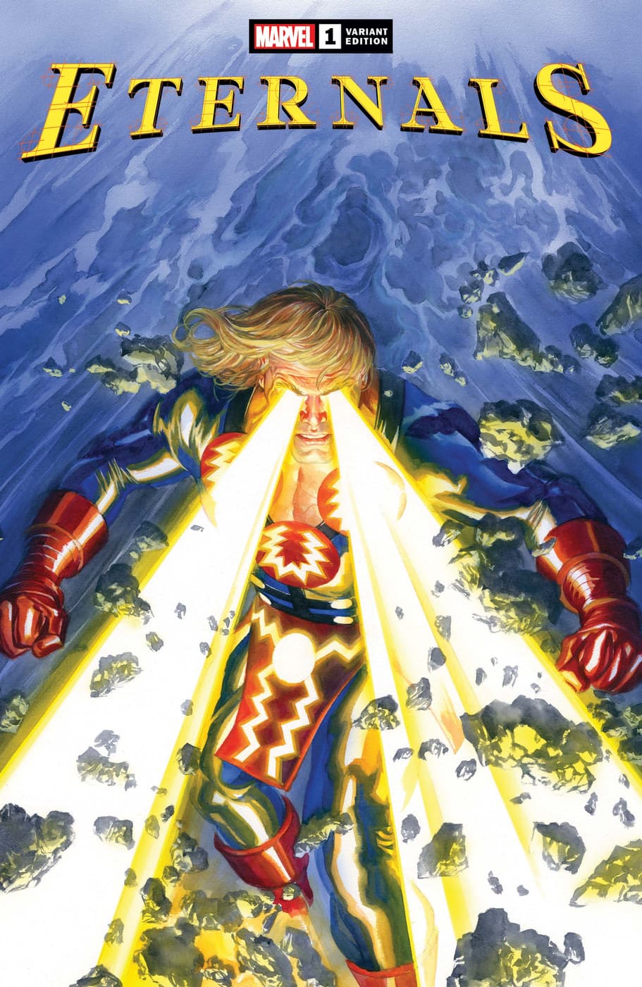 ETERNALS #1 variant cover by Alex Ross