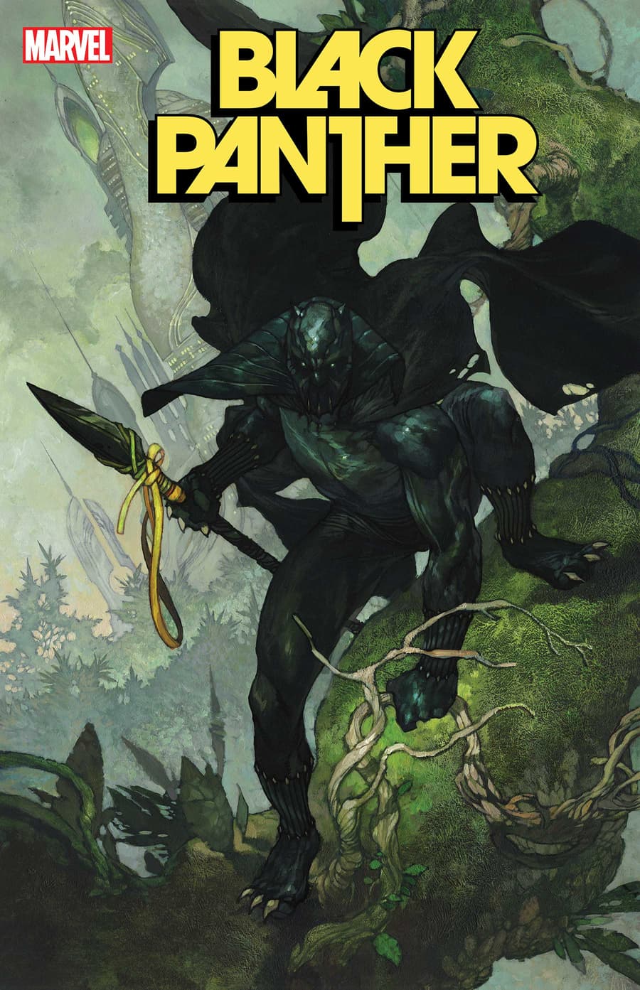 BLACK PANTHER #1 variant cover by Simone Bianchi