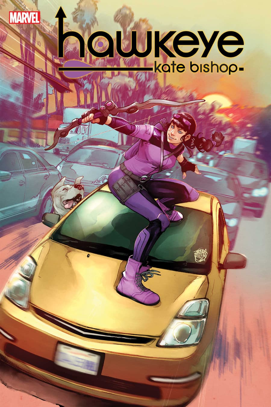 HAWKEYE: KATE BISHOP #1 cover by Jahnoy Lindsay
