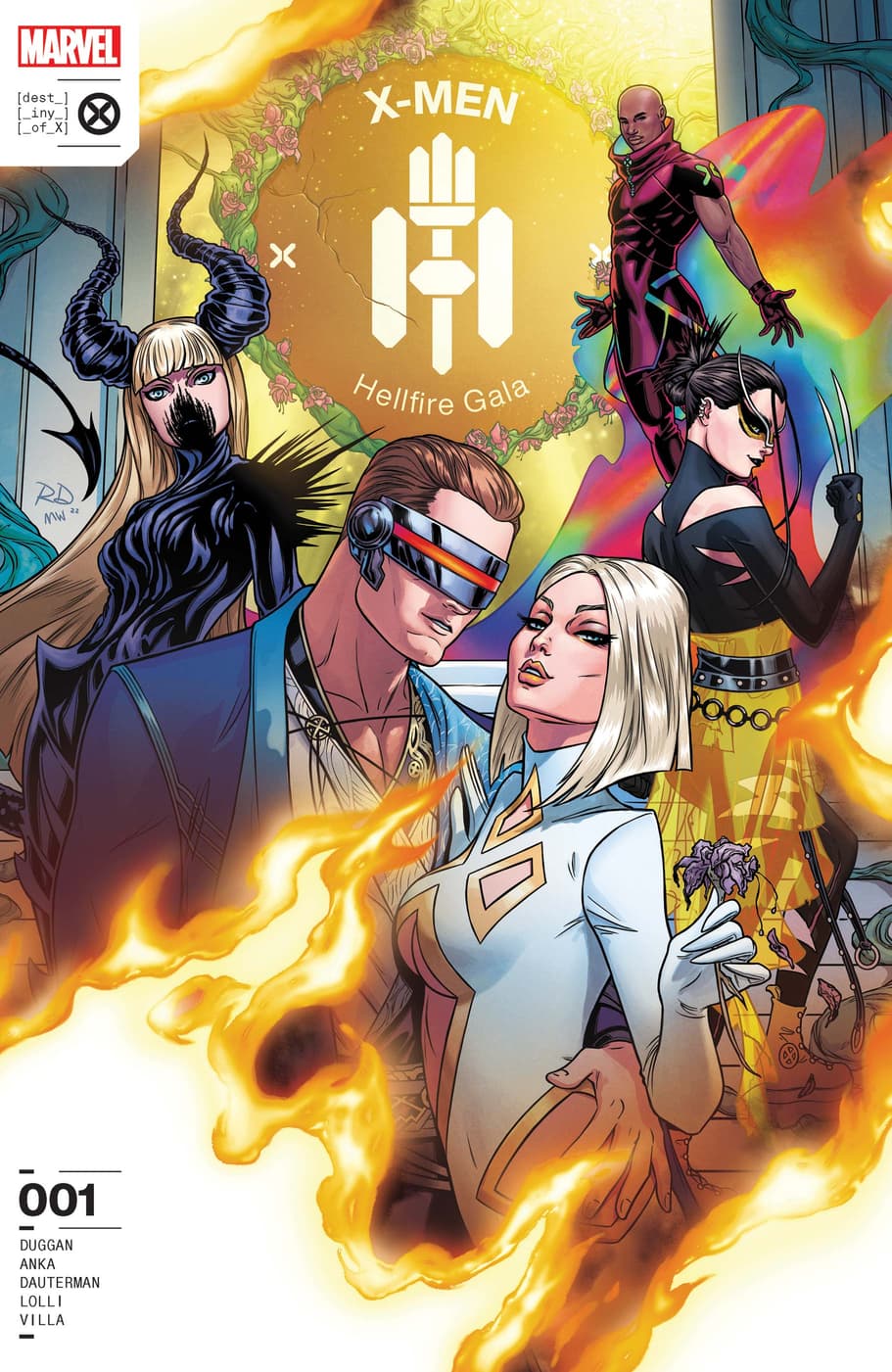 X-MEN: HELLFIRE GALA (2022) #1 cover by Russell Dauterman