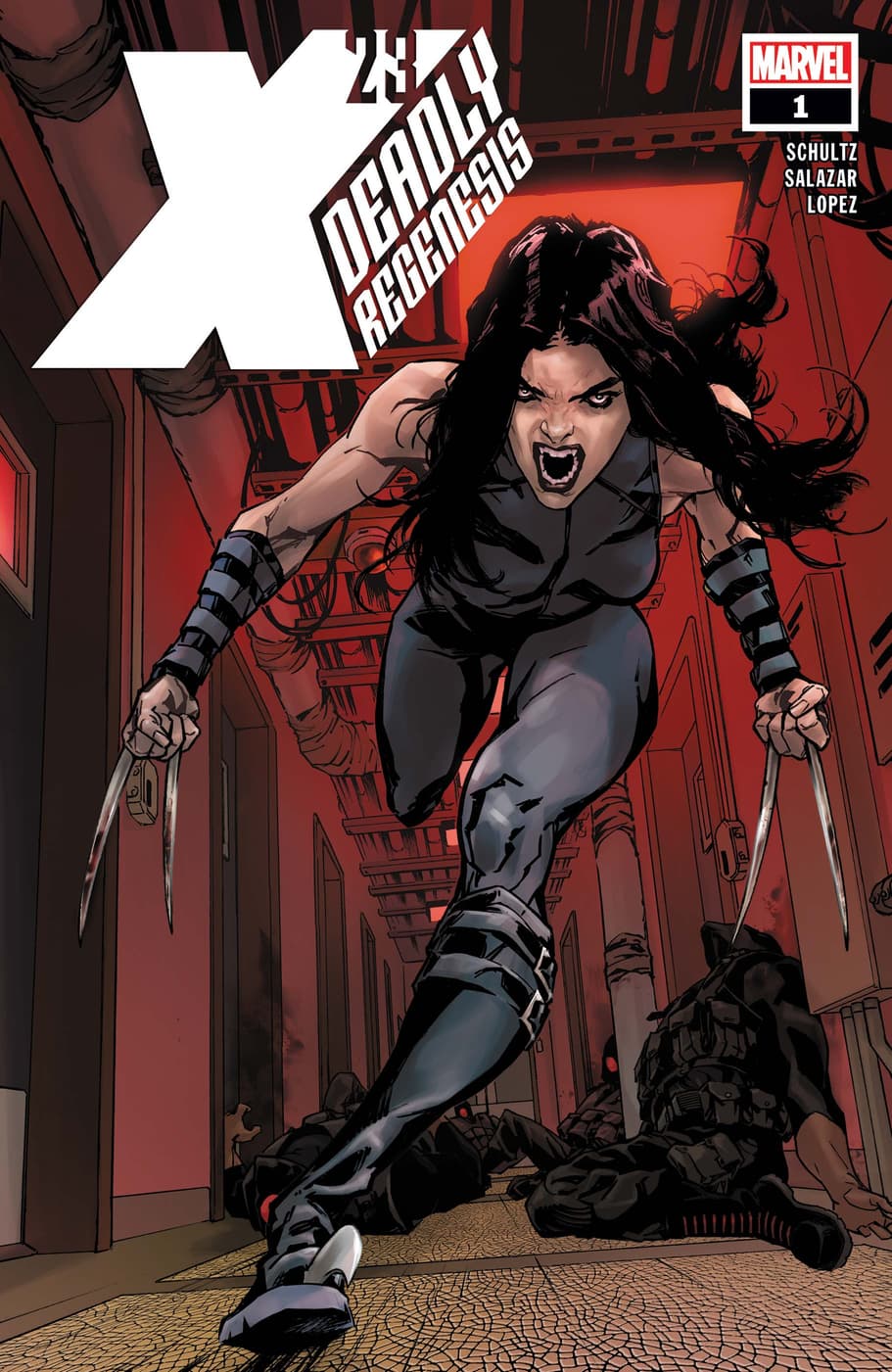 X-23: DEADLY REGENESIS (2023) #1 cover by Kalman Andrasofszky