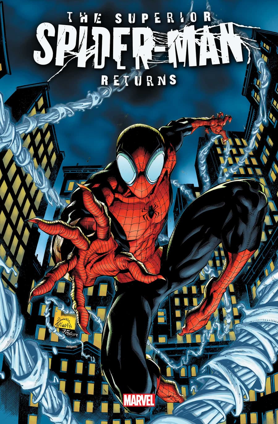 SUPERIOR SPIDER-MAN RETURNS (2023) #1 cover by Ryan Stegman