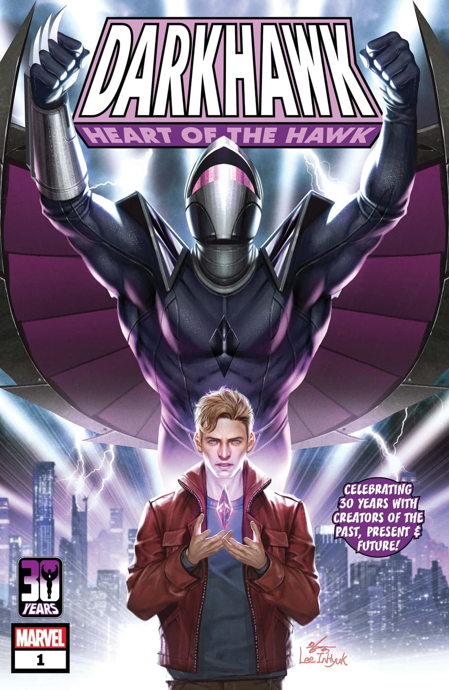 DARKHAWK: HEART OF THE HAWK #1 cover by In-Hyuk Lee