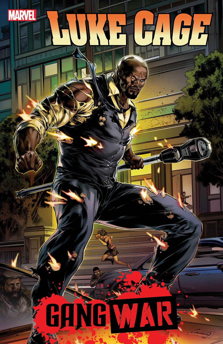 LUKE CAGE: GANG WAR (2023) #1 cover by Caanan White