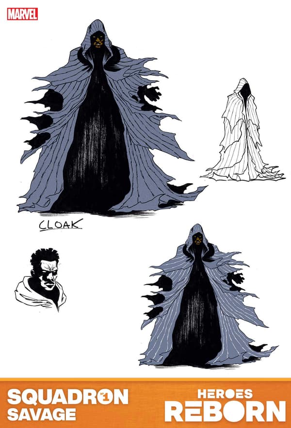 HEROES REBORN (2021) Cloak Design by Luca Pizzari