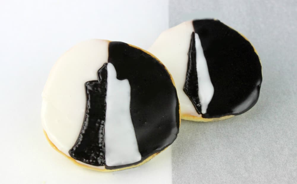 Cloak and Dagger Black/White Cookies