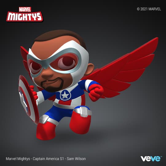 Marvel Mightys - Season 1 - Captain America - Sam Wilson - COMMON