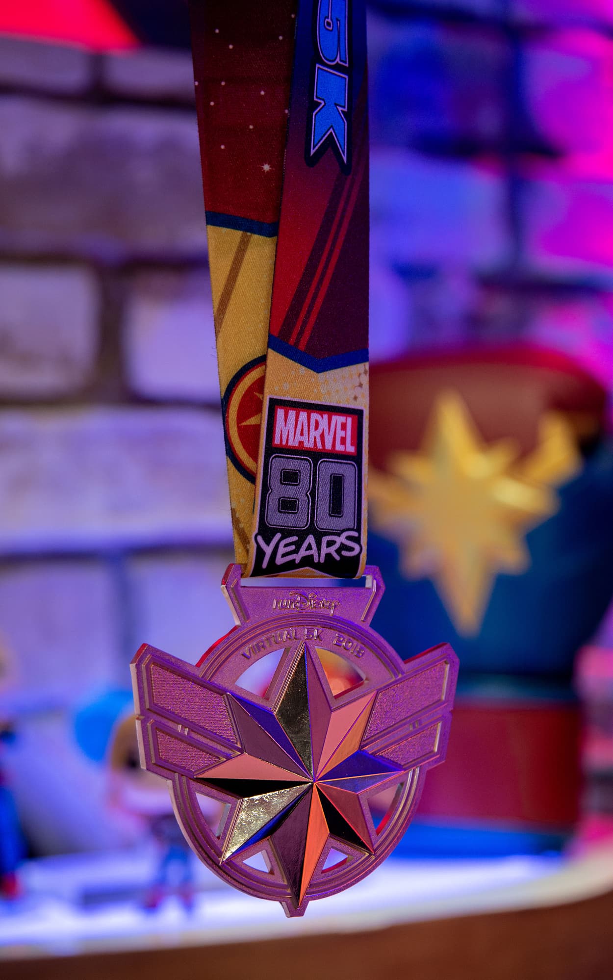 runDisney Captain Marvel medal