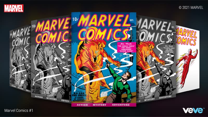 MARVEL COMICS #1 digital collectible NFT