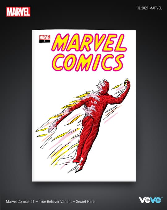 MARVEL COMICS #1: True Believer Variant (Secret Rare)