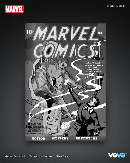 MARVEL COMICS #1: Vibranium Variant (Ultra Rare)