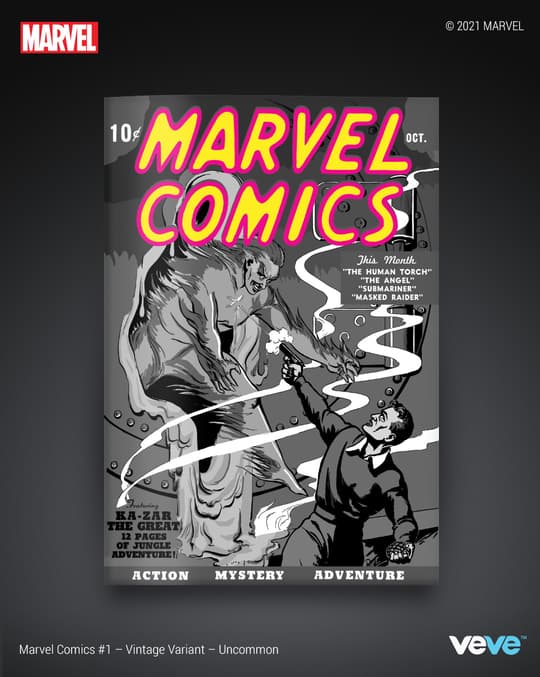 MARVEL COMICS #1: Vintage Variant (Uncommon)