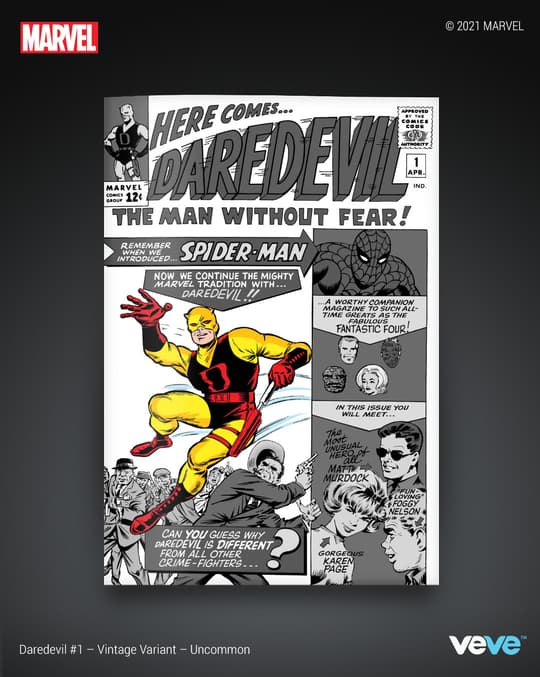 DAREDEVIL #1 UNCOMMON – Vintage Variant