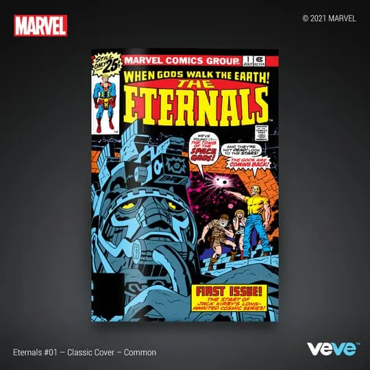 Jack Kirby's 'THE ETERNALS' land in VeVe