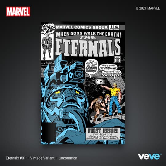 THE ETERNALS #1 - Vintage Variant - Uncommon  