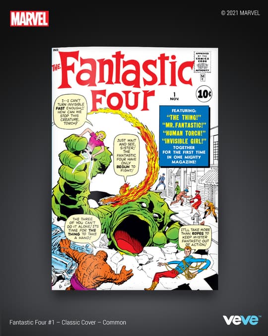 FANTASTIC FOUR #1: Classic Cover (Common)