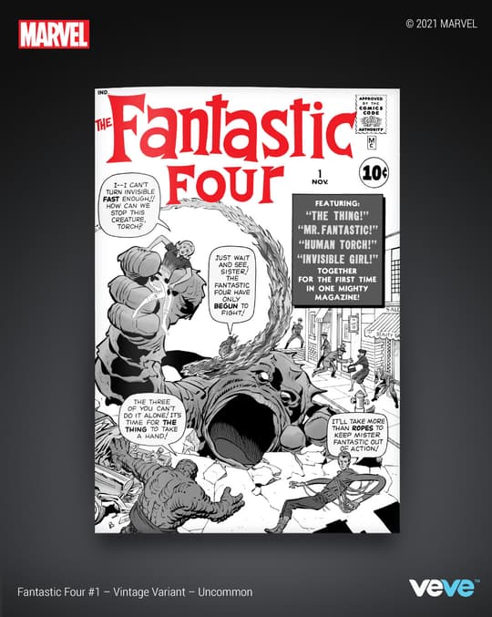 FANTASTIC FOUR #1: Vintage Variant (Uncommon)