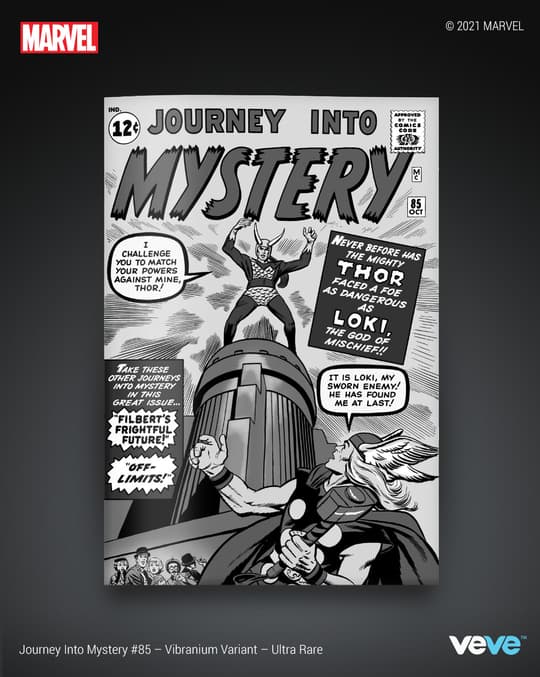 JOURNEY INTO MYSTERY #85: Vibranium Variant (Ultra Rare)