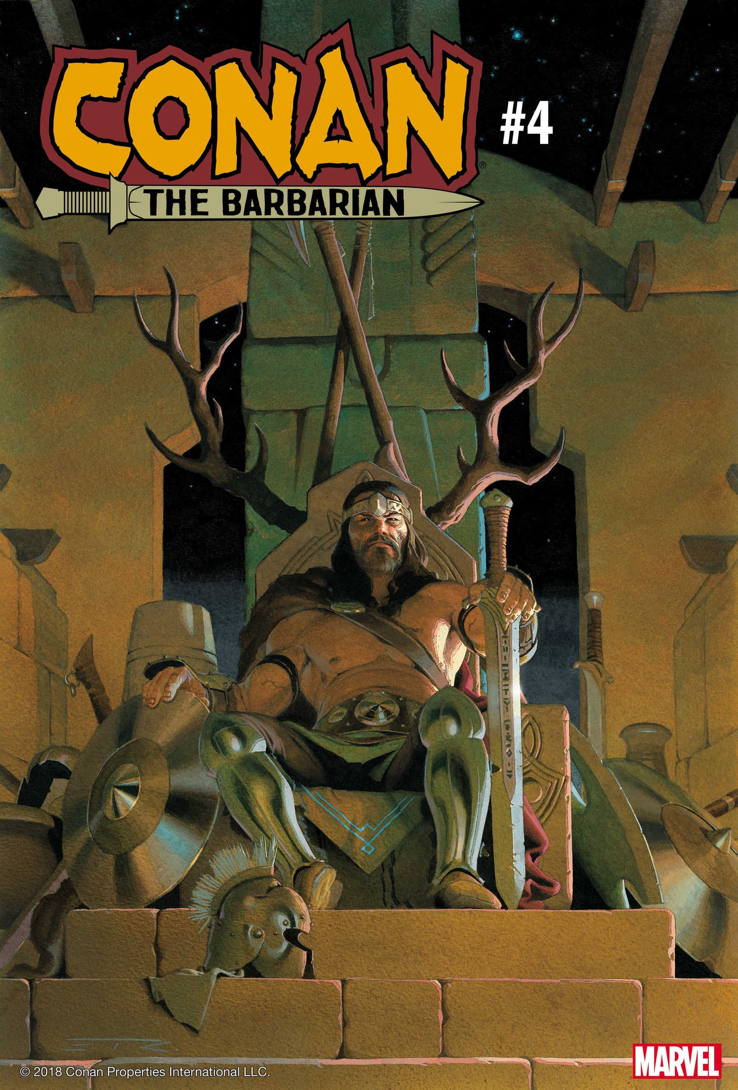 Cover of Conan the Barbarian #4