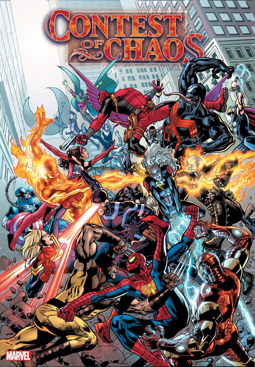 CONTEST OF CHAOS promotional artwork by Bryan Hitch