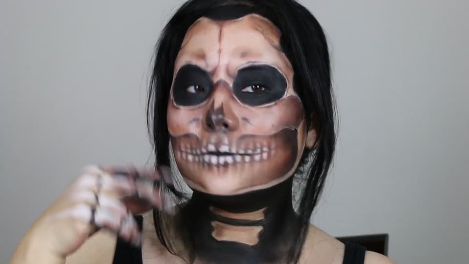 Ghost Rider Makeup