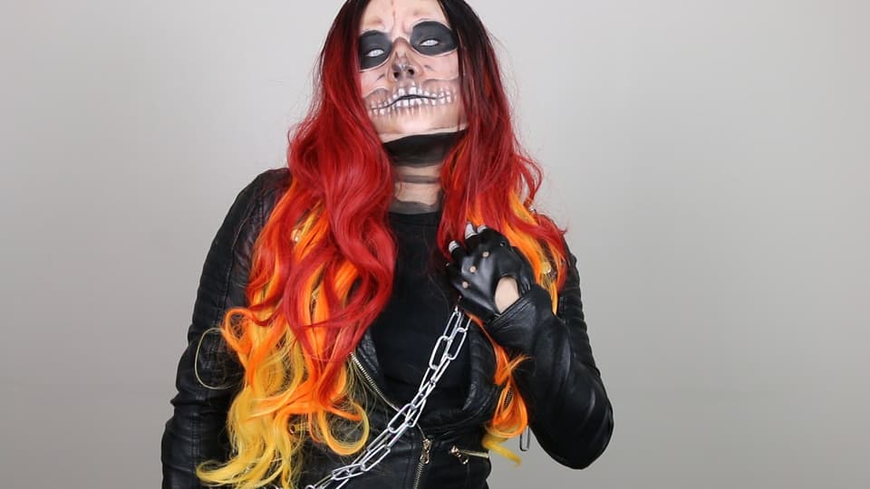 Ghost Rider Makeup