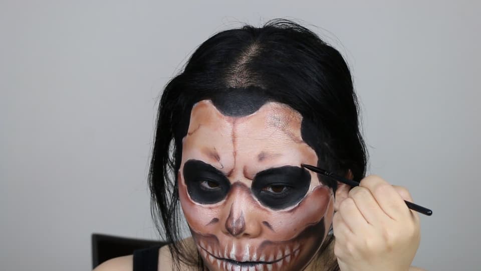Ghost Rider Makeup