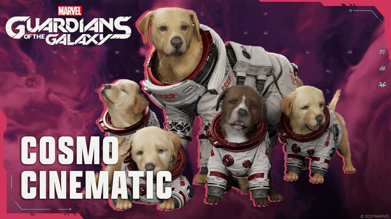 Get a Closeup of Cosmo the Spacedog in the Latest Cutscene for 'Marvel's Guardians of the Galaxy'