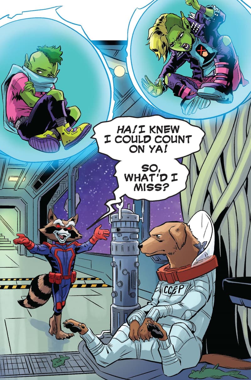 Preview panels from COSMO THE SPACEDOG INFINITY COMIC (2023) #2.
