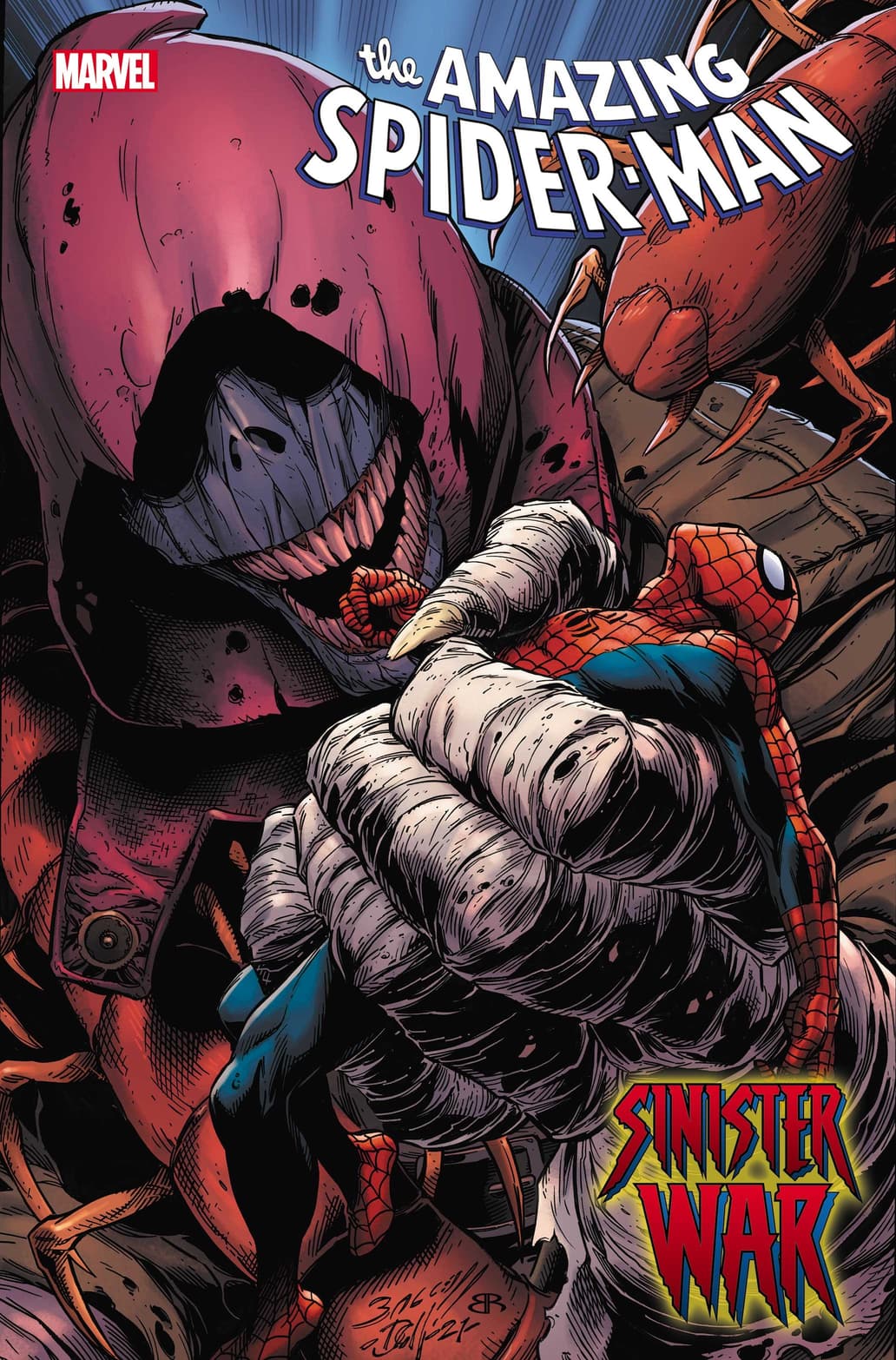 Cover to AMAZING SPIDER-MAN #71 by Mark Bagley, on sale in comic shops July 21.