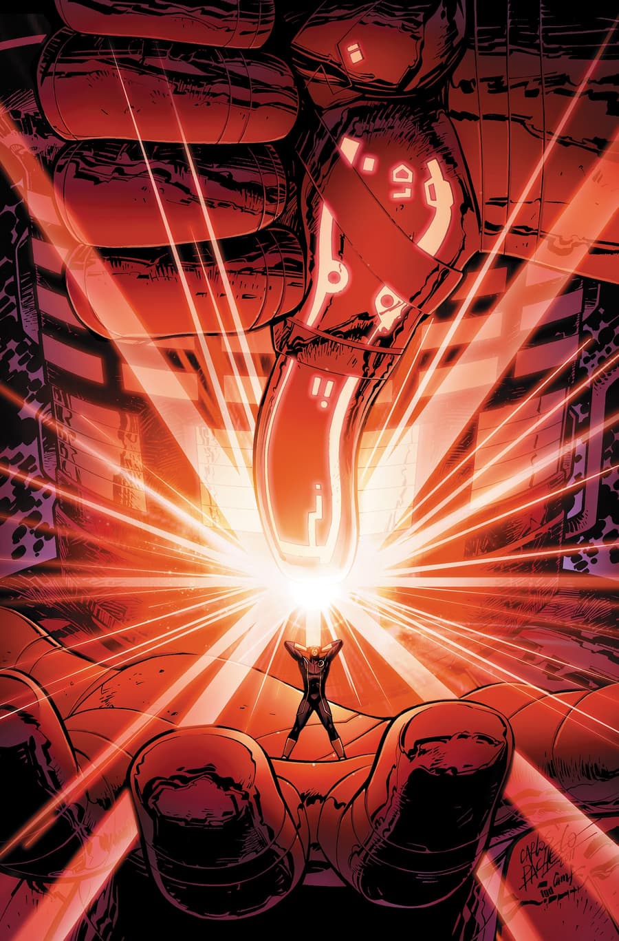 Arishem says “no” to Cyclops on the cover to UNCANNY X-MEN (2011) #3.