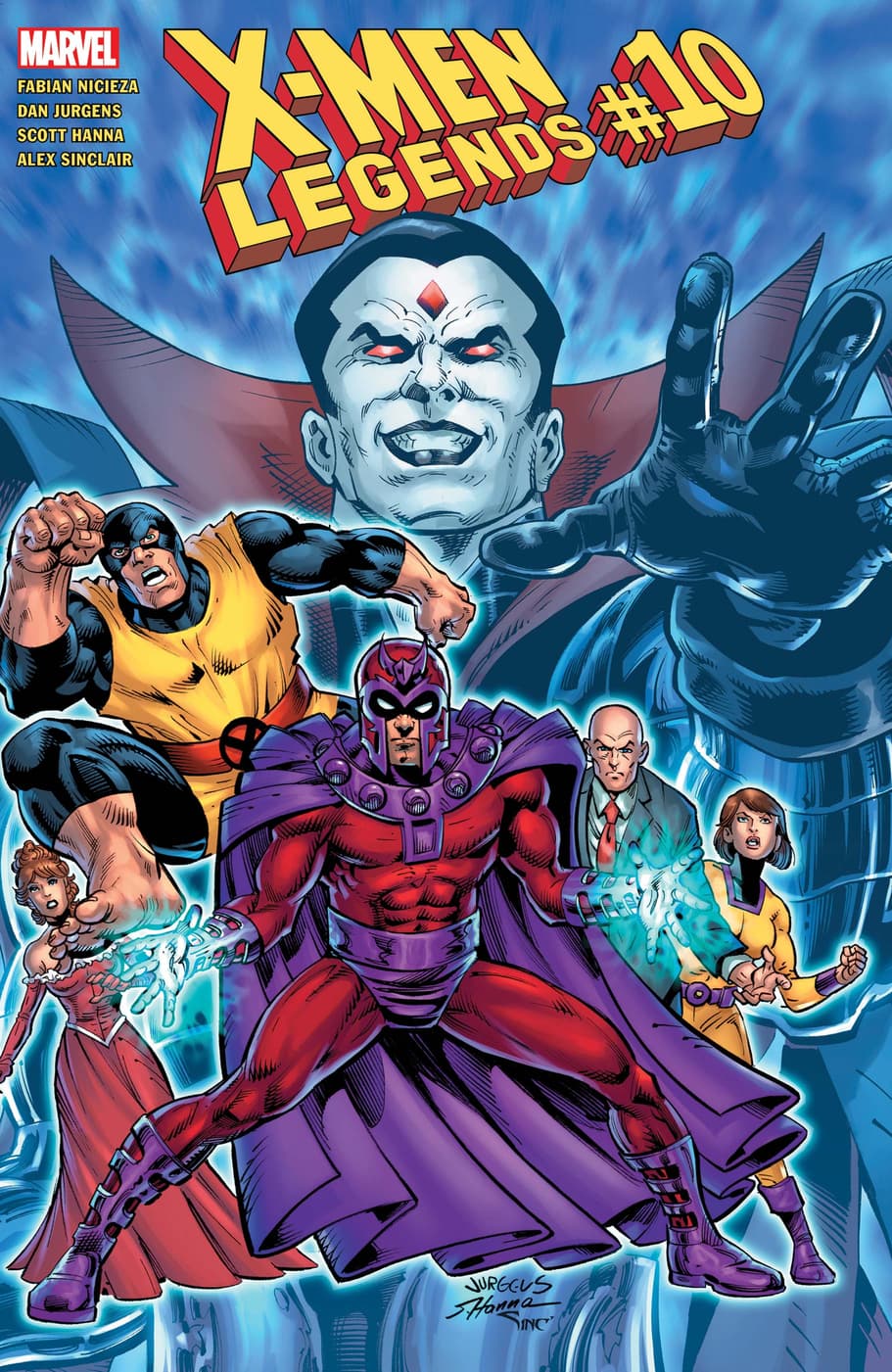 X-Men Legends #10 cover by Dan Jurgens.