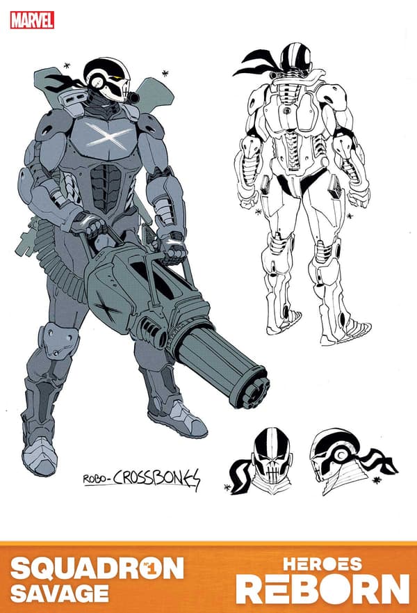 HEROES REBORN (2021) Crossbones Design by Luca Pizzari