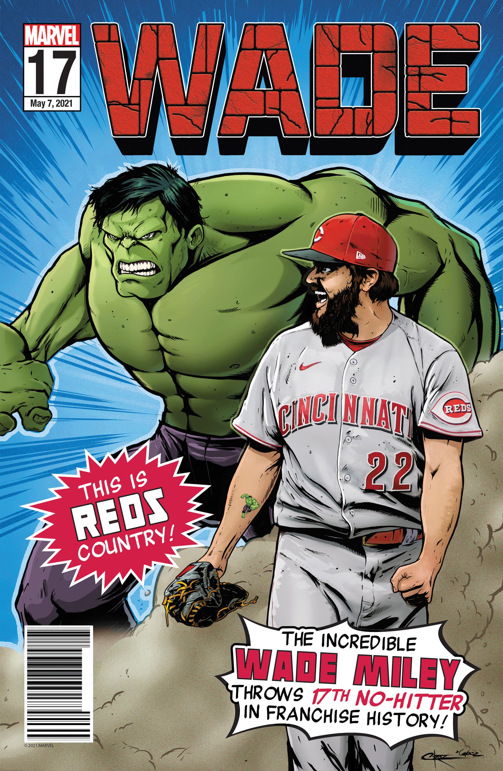 Wade Miley Hulk Poster