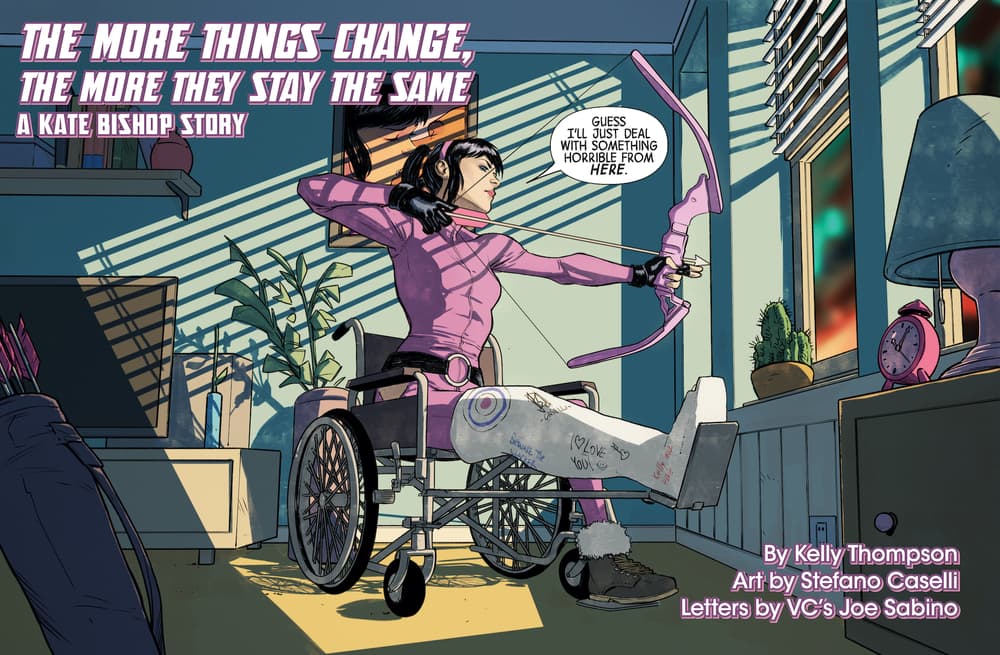 “THE MORE THINGS CHANGE, THE MORE THEY STAY THE SAME” A KATE BISHOP STORY