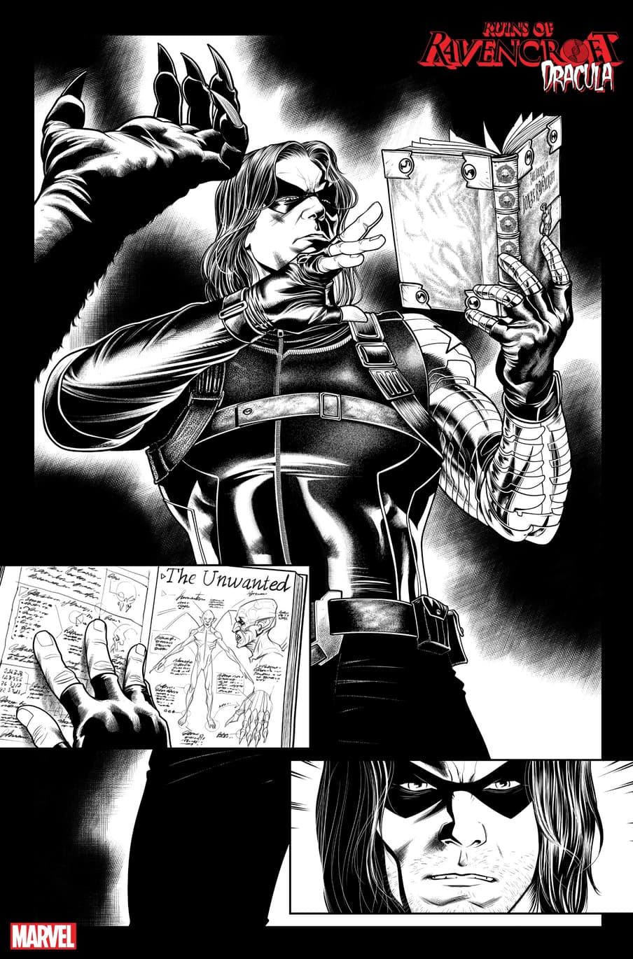 RUINS OF RAVENCROFT: SABRETOOTH #1 art by Stefano Landini 