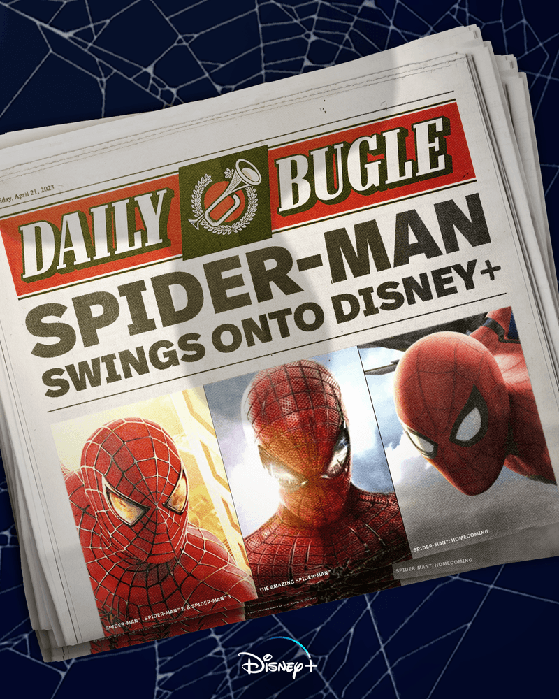 Spider-Man Movies Swing Onto Disney+ | Marvel