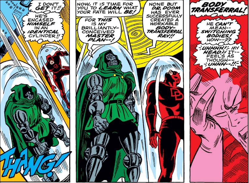 daredevil and Doctor Doom swap