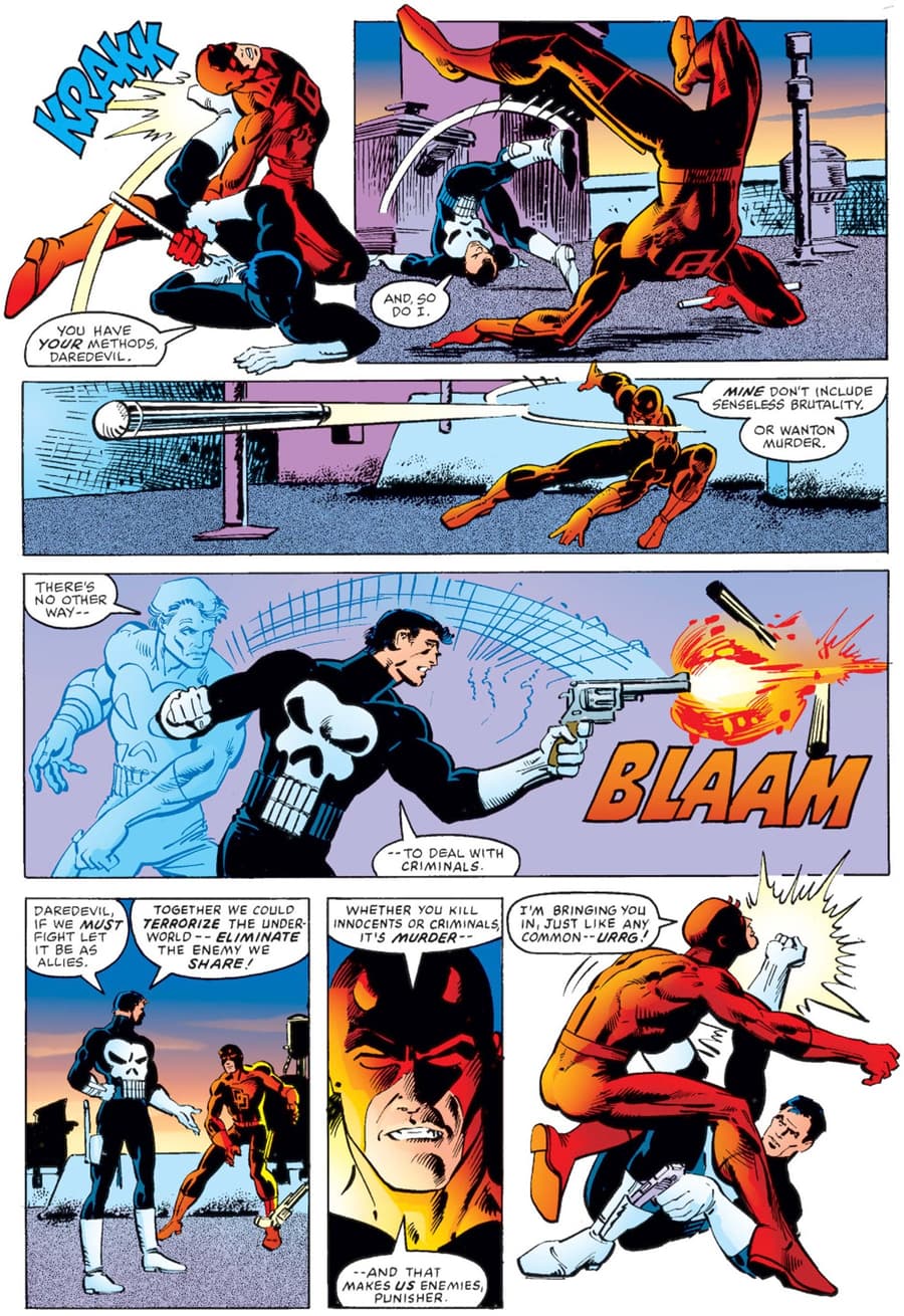 DAREDEVIL (1964) #183 page by Frank Miller and Klaus Janson