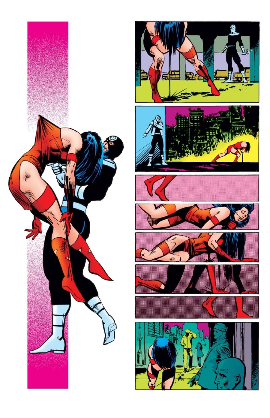 DAREDEVIL (1964) #181 page by Frank Miller and Klaus Janson