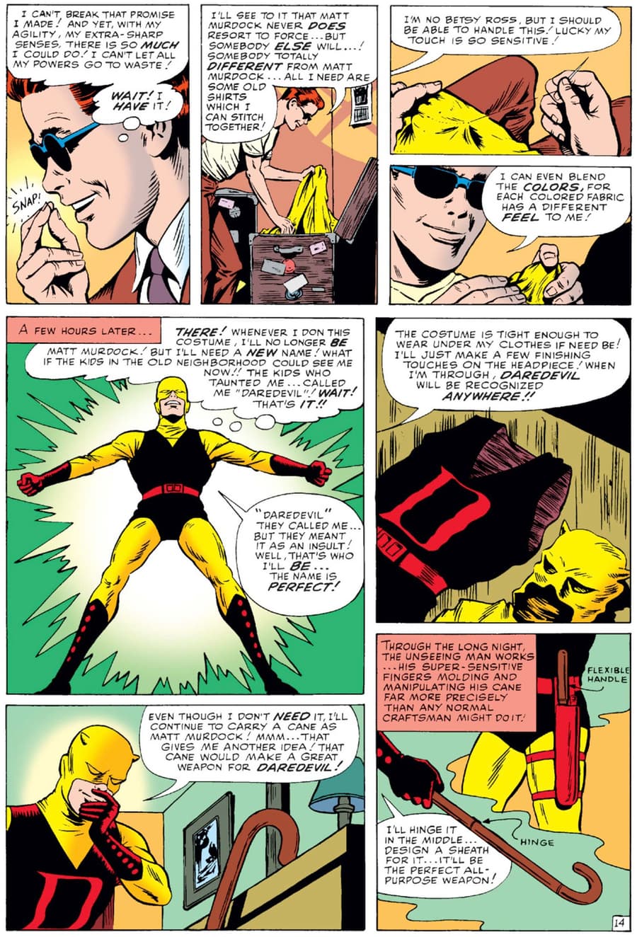 DAREDEVIL (1964) #1 page by Stan Lee and Bill Everett