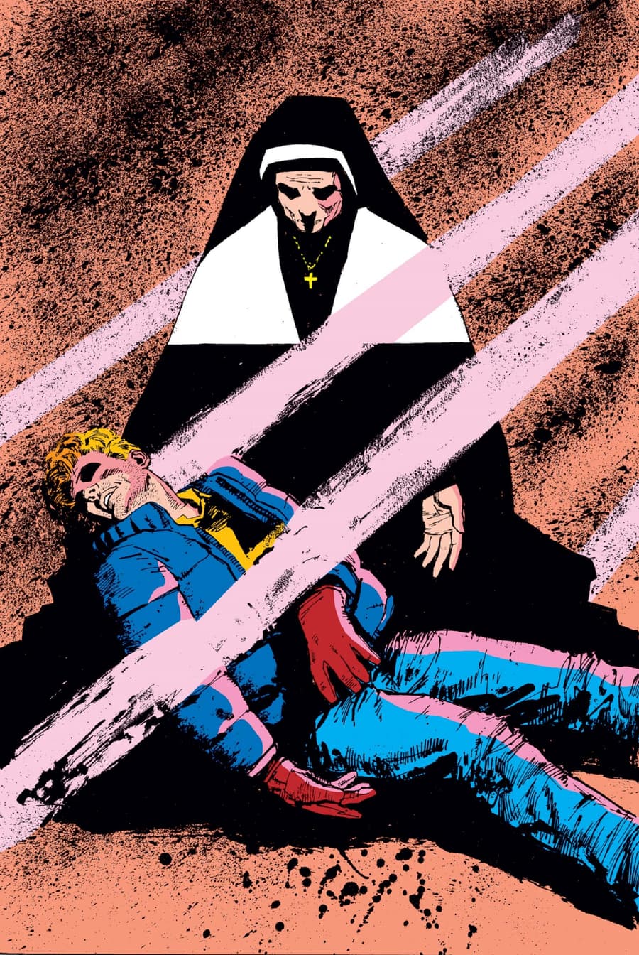 Sister Maggie saves Matt Murdock in DAREDEVIL (1964) #229.