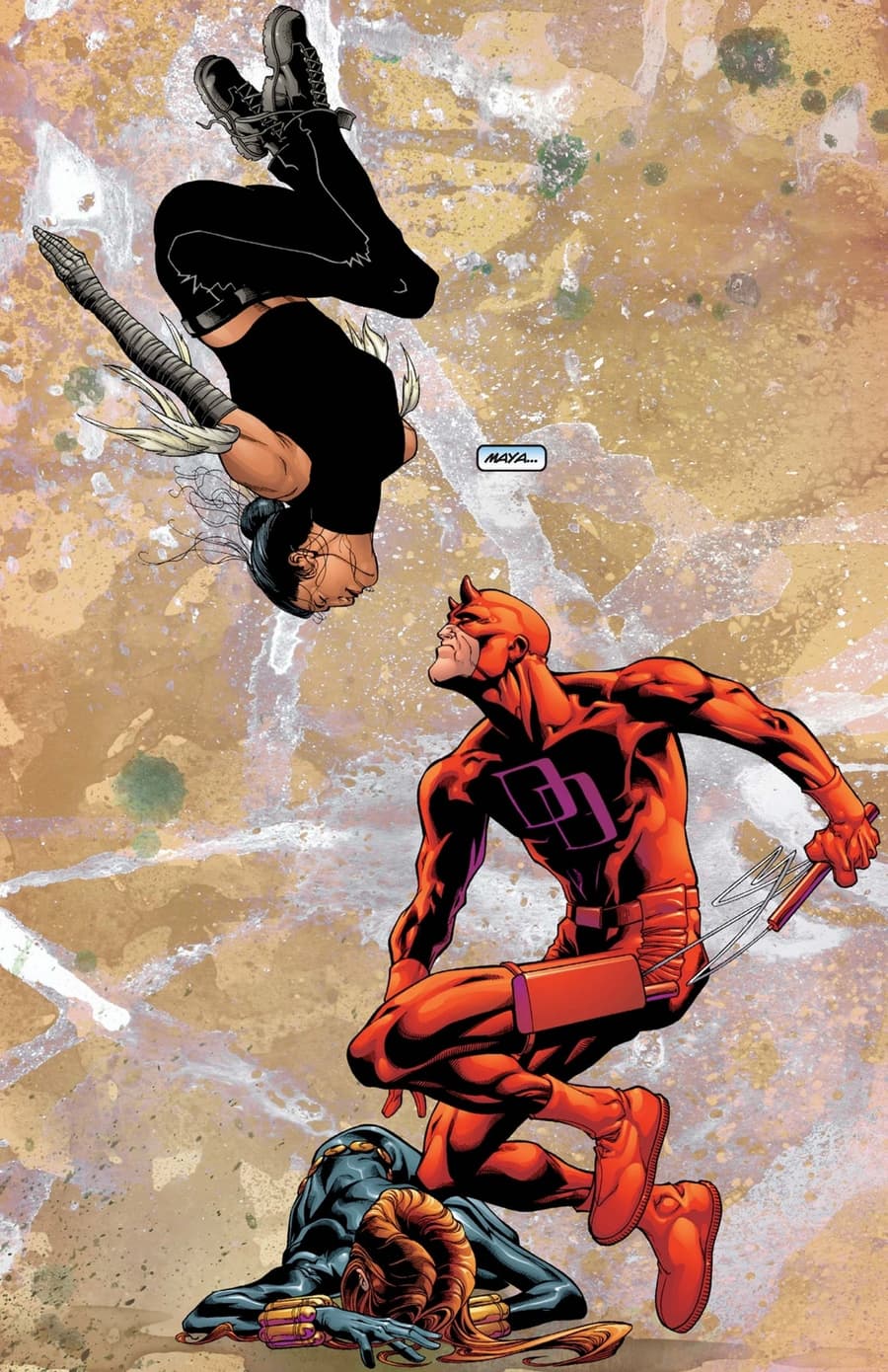 DAREDEVIL (1998) #14 page by David Mack, Joe Quesada, and David Ross