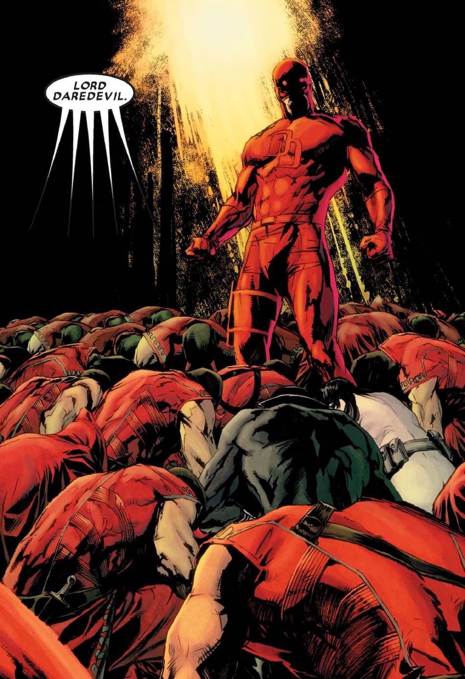 DAREDEVIL (1998) #501: Daredevil takes over as the leader of The Hand.