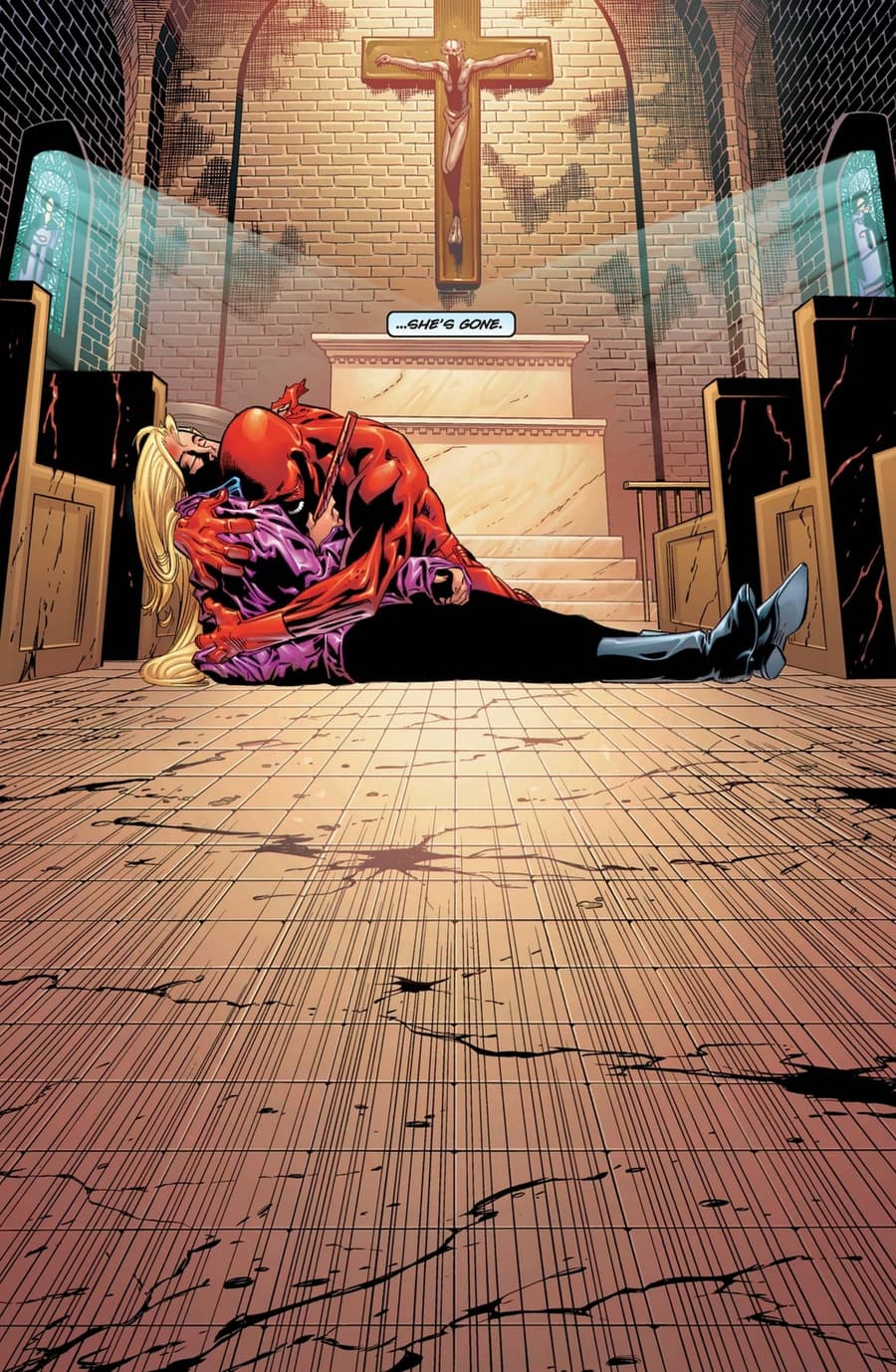 DAREDEVIL (1998) #5 page by Kevin Smith and Joe Quesada