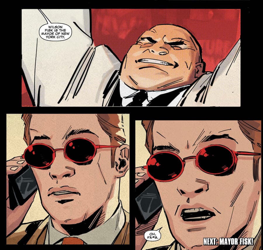 DAREDEVIL (2015) #28 panels by Charles Soule and Ron Garney