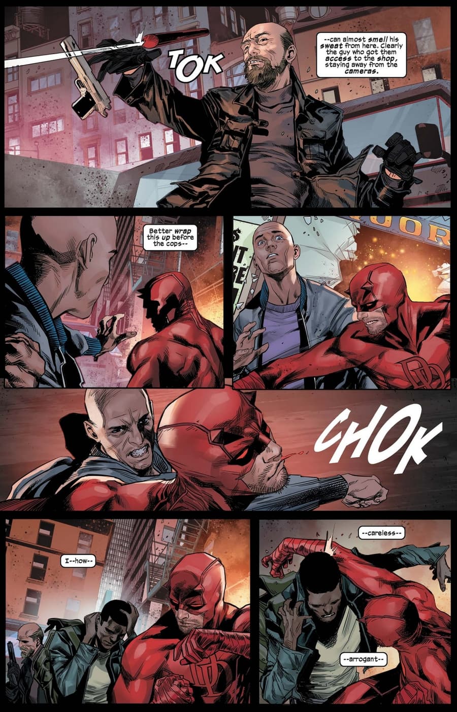 DAREDEVIL (2019) #1 page by Chip Zdarsky and Marco Checchetto