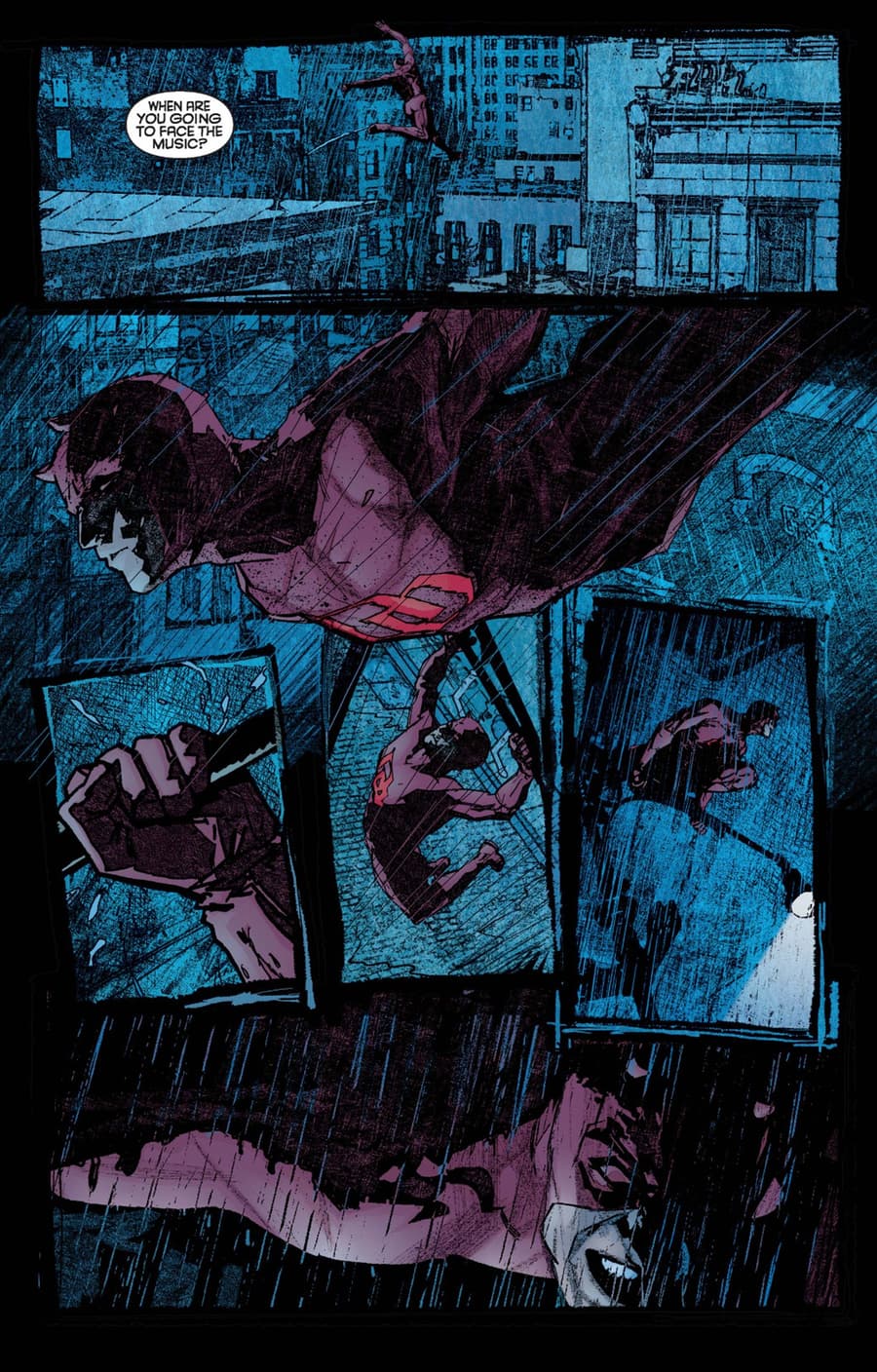 DAREDEVIL (1998) #34 page by Brian Michael Bendis and Alex Maleev