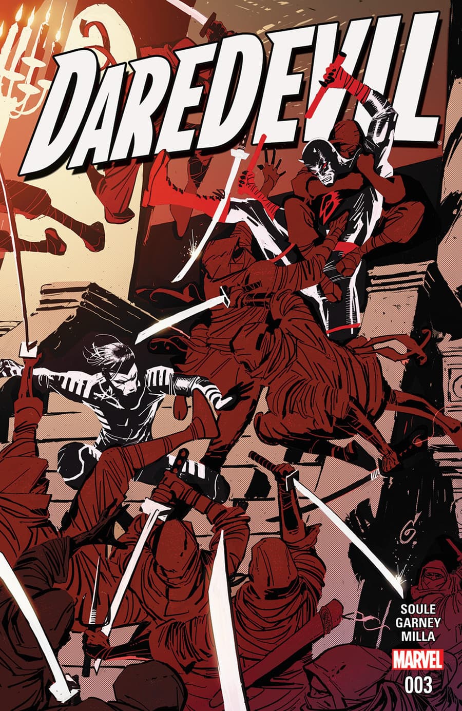 DAREDEVIL (2015) #3 cover by Ron Garney