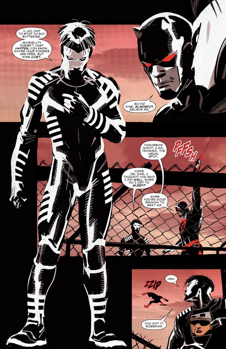 DAREDEVIL (2015) #1 page by Charles Soule and Ron Garney